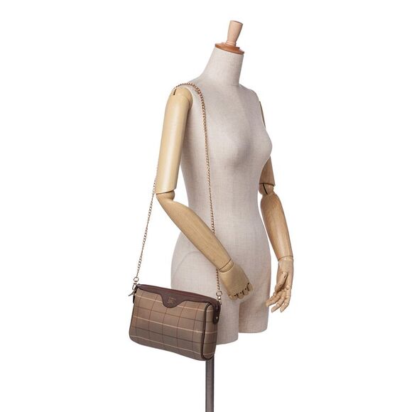 Burberry Vintage Check Canvas Satchel - Picture 7 of 8